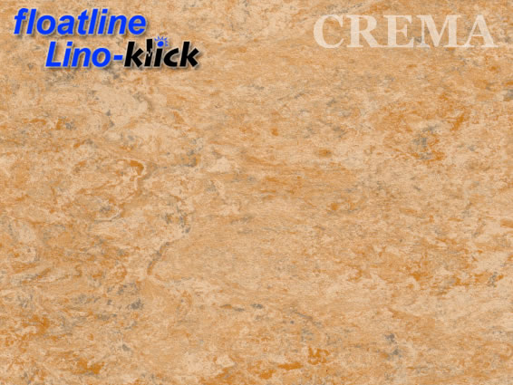 Floatline Linoleum Lino Klick Crema Naturboden